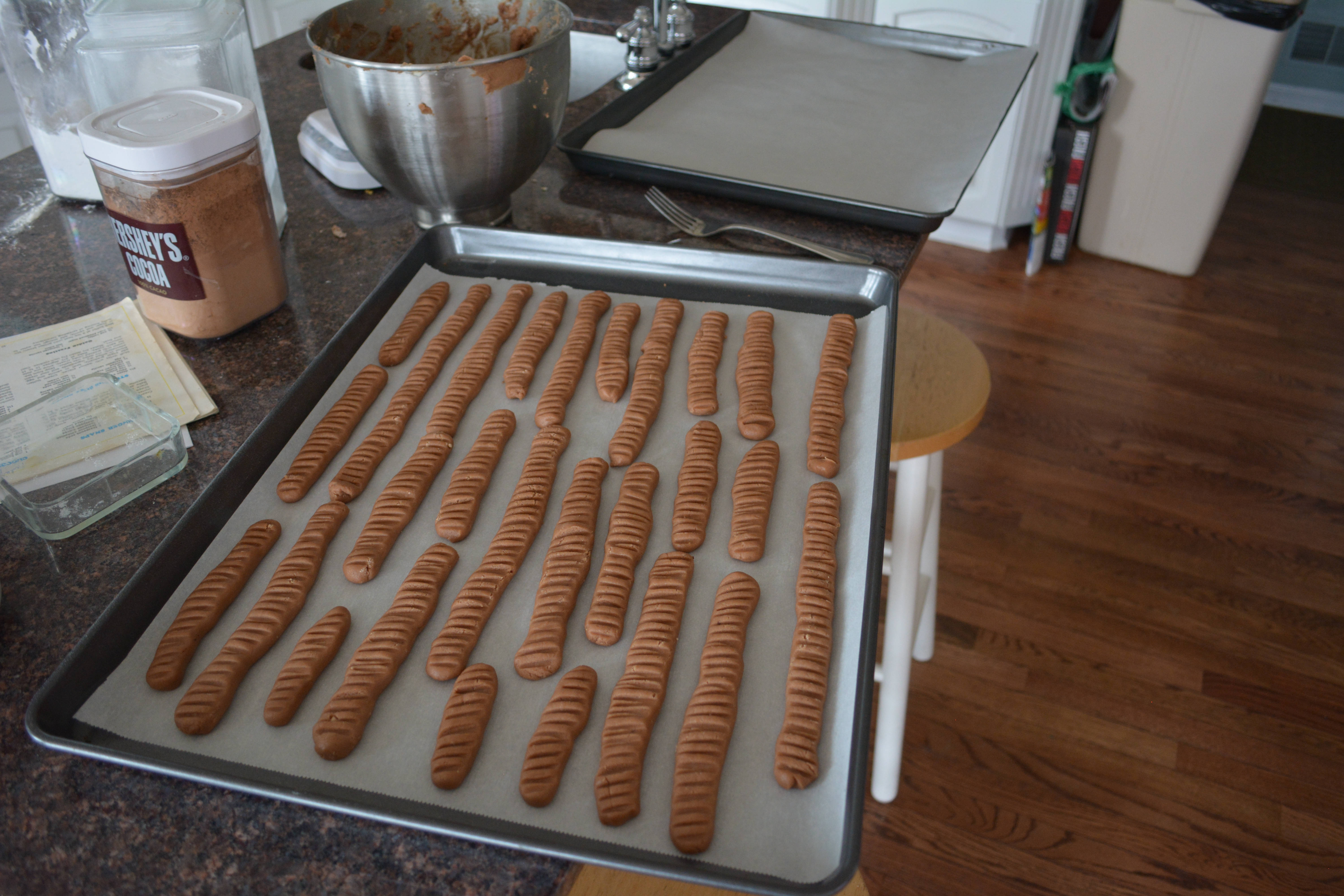 Chocolate Log Cookies - Blissful Whisking